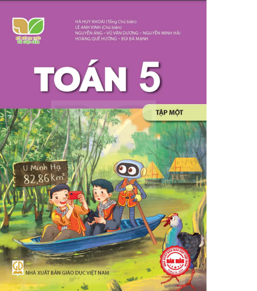 Sách giáo khoa Toán 5- Tập một- Kết Nối Tri Thức Với Cuộc Sống (Kèm Nilon bọc Sách) - ảnh 2