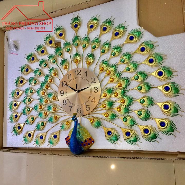 Đồng Hồ Treo Tường Công Xanh Cỡ Lớn TP-033G