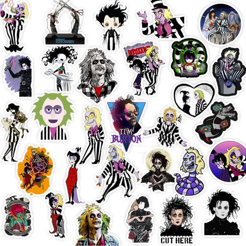 Sticker dán cao cấp Tim Burton Cực COOL ms#66