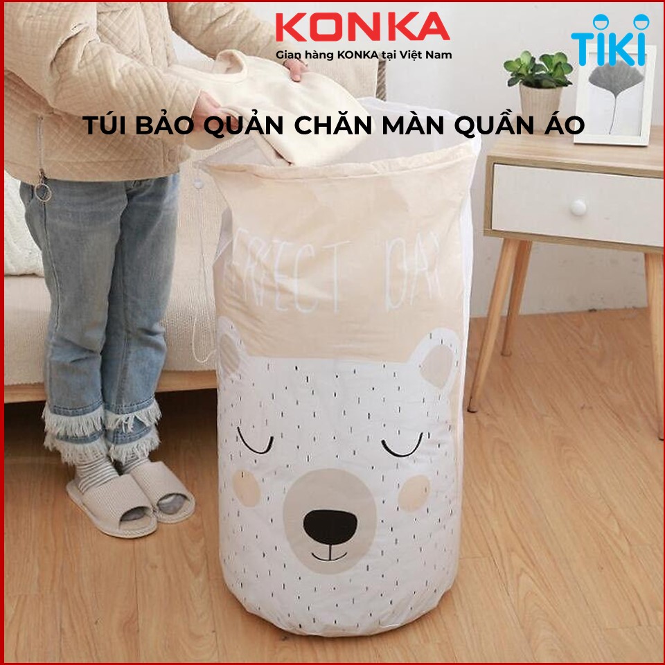Túi đựng chăn màn quần áo đa năng chống ẩm xuất nhật cỡ lớn A123