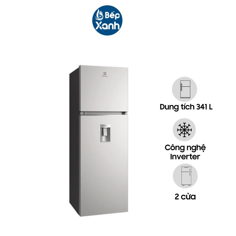 Tủ lạnh Inverter Electrolux ETB3740K-A - Dung Tích 341 Lít - Hàng Chính Hãng - Chỉ Giao HCM