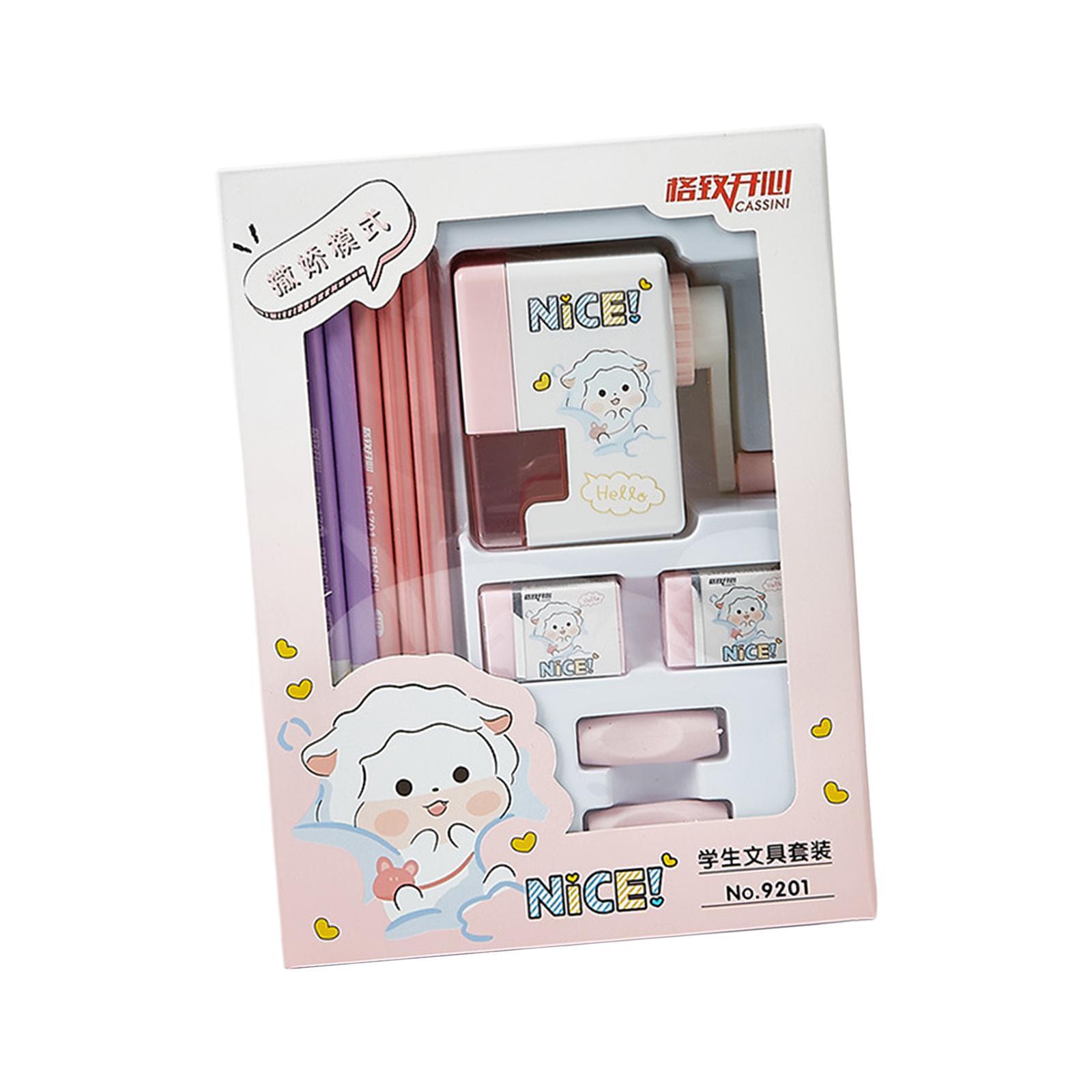 School Stationary Set Gifts for Kids Cute Back to School Supplies 12 Pencils