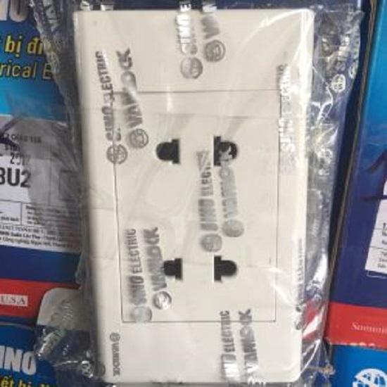 Ổ cắm điện ổ cắm âm tường ổ cắm nổi ổ cắm 2 ổ cắm 2 chấu Sino Vanlock