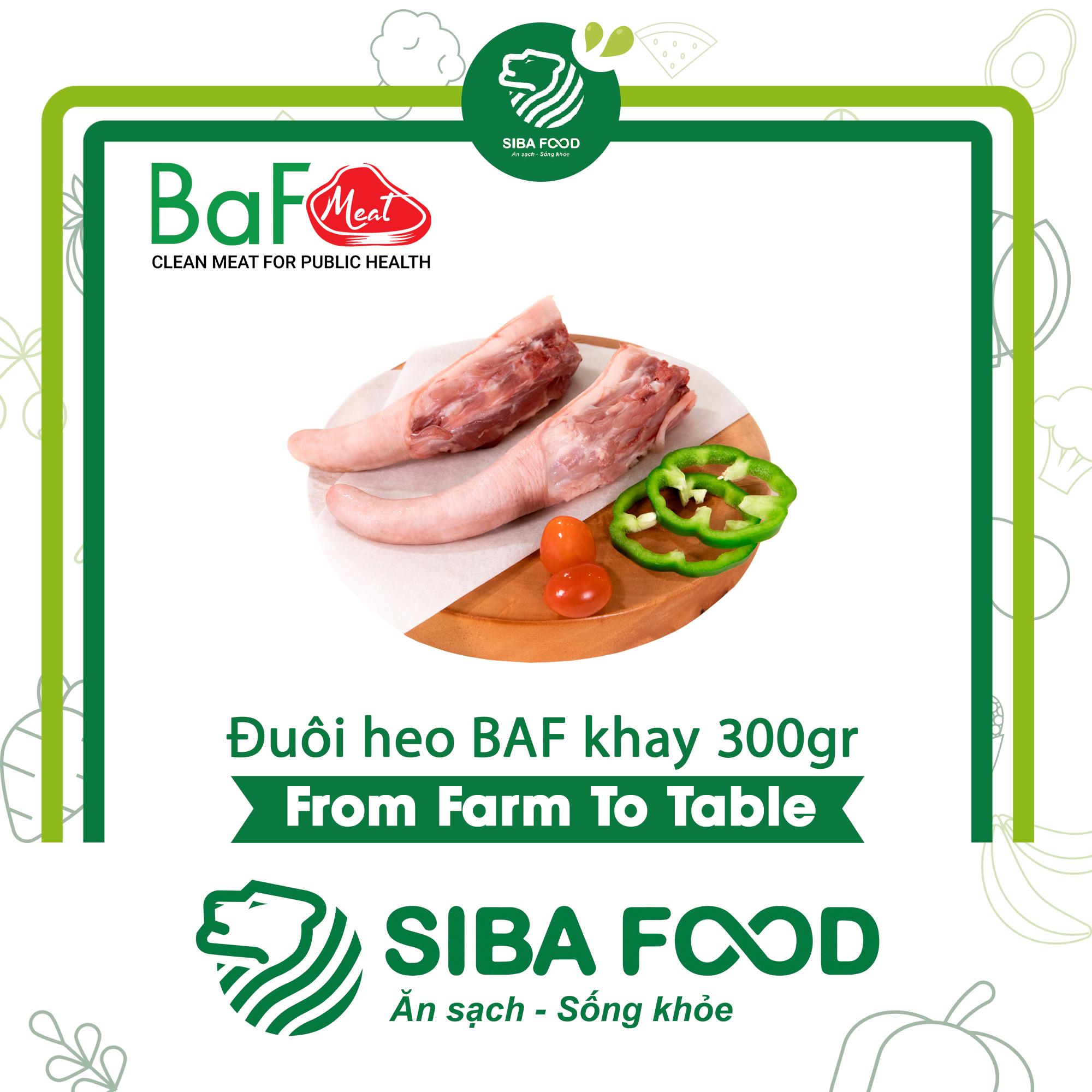 Đuôi heo ăn chay BAF khay 300gr
