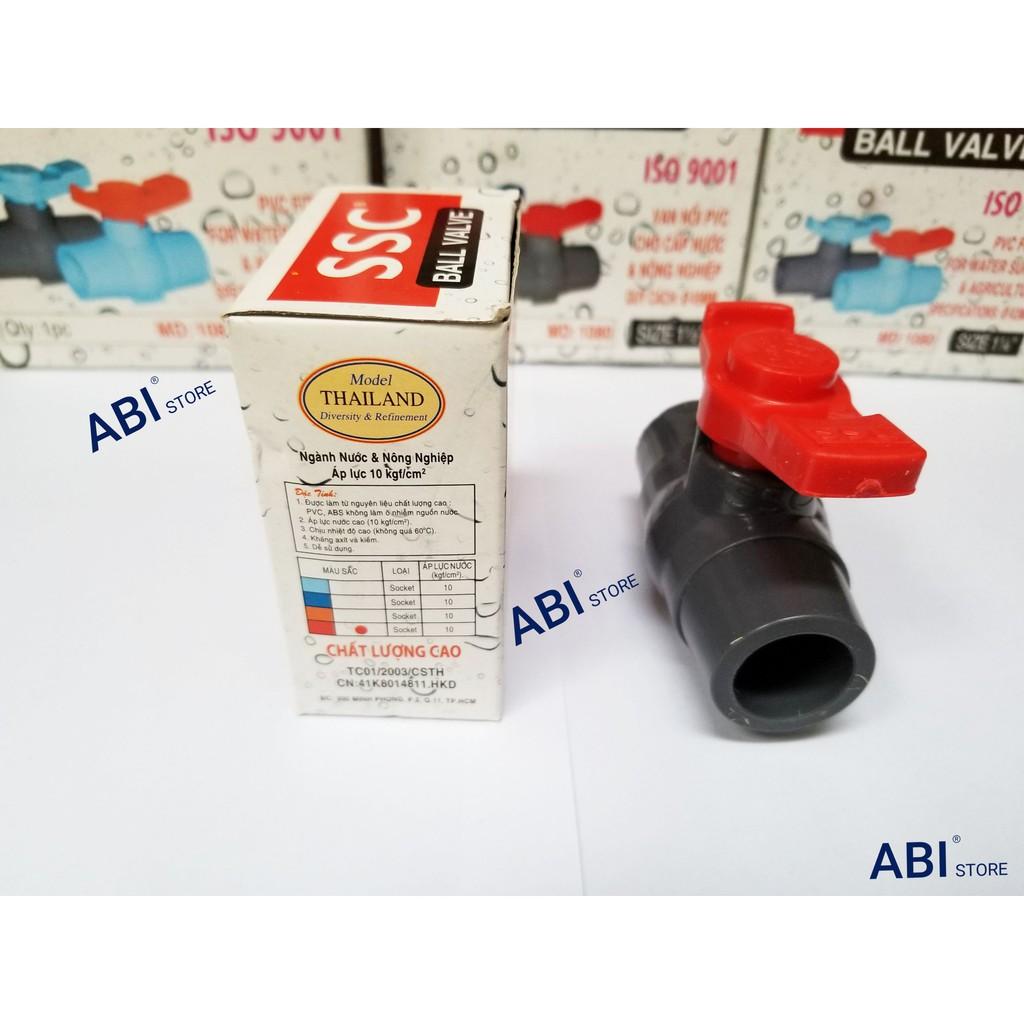 Van nhựa SSC 21 và 27 , Van PVC khóa nước chính hãng