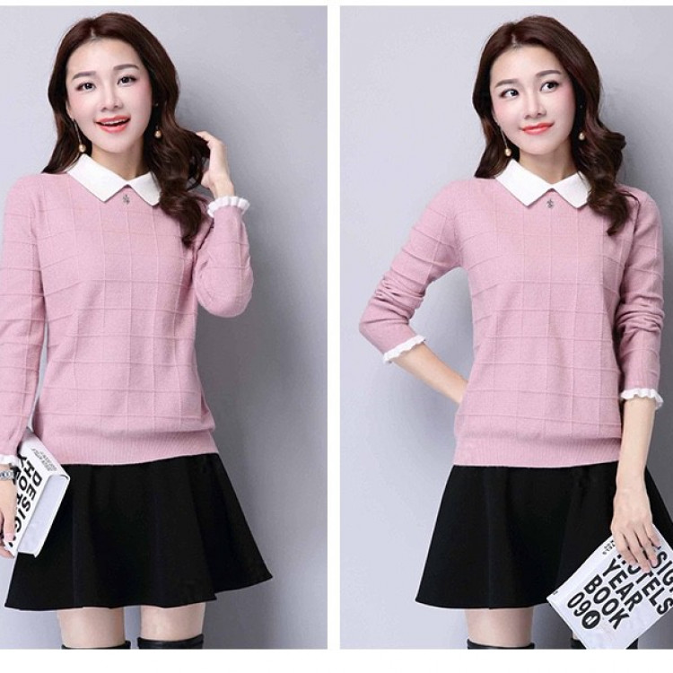 ÁO LEN HAZOLE CỔ BẺ HÀNG NHẬP LEN MỊN ĐẸP 01336 8