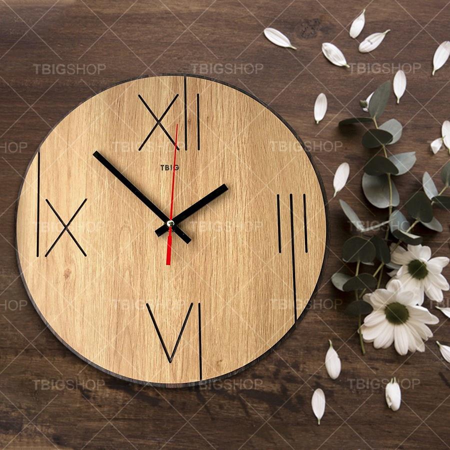 Độc la 6 Mẫu đồng hồ gỗ treo tường - Quà tặng