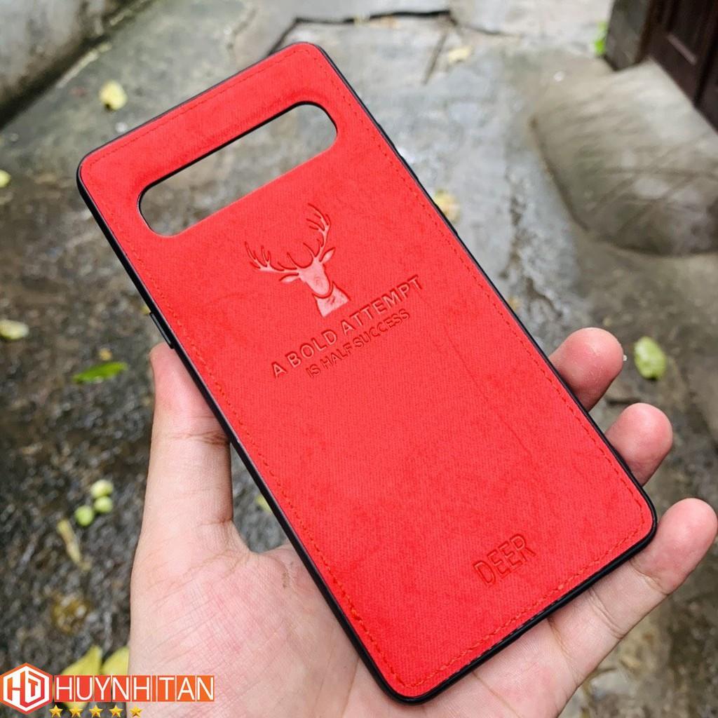 Ốp lưng s10 plus s10 s10 5g chống bám vân tay hình Nai 3D nhiều màu sắc phụ kiện điện thoại huỳnh tân store