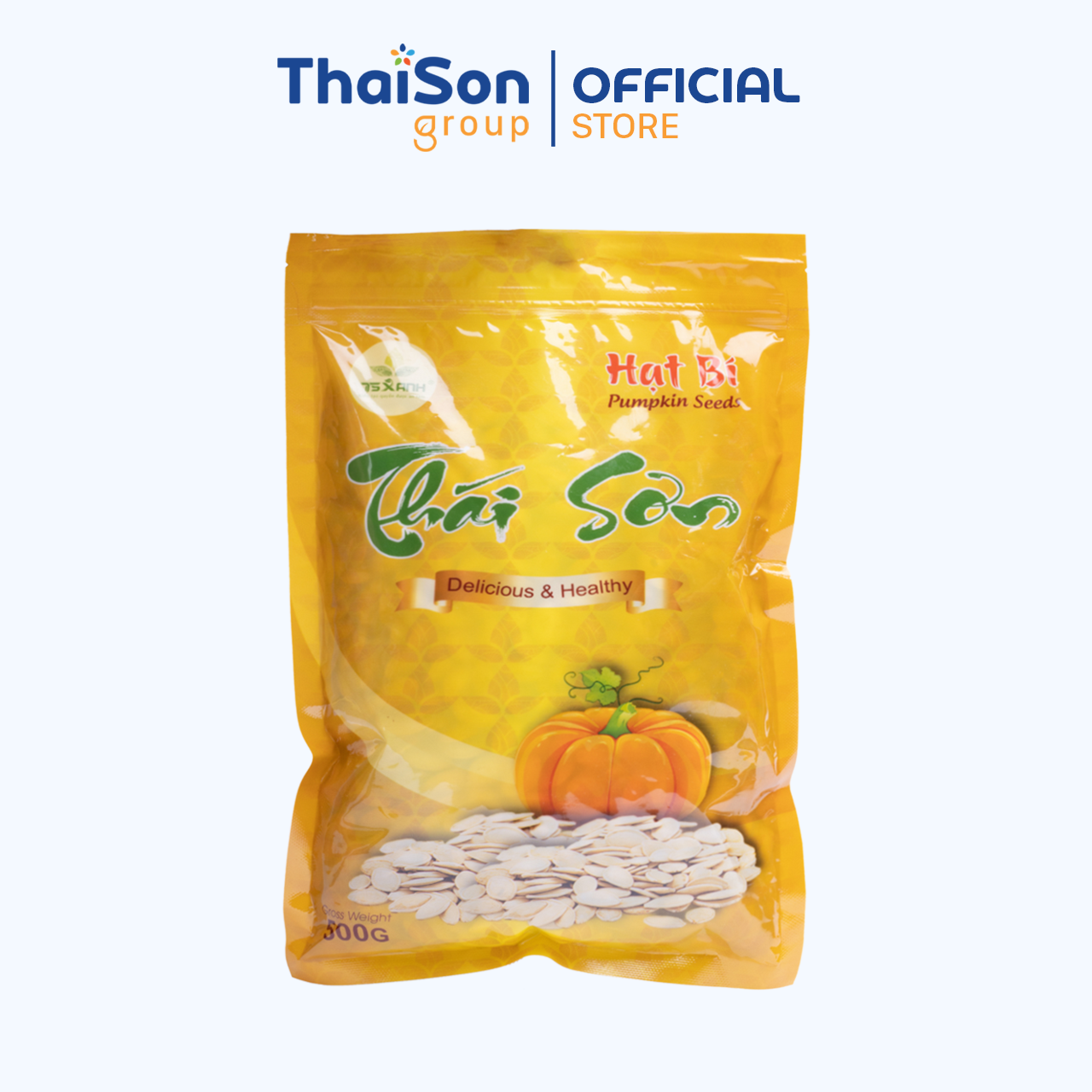 Hạt bí Thái Sơn rang muối bì zipper 500g