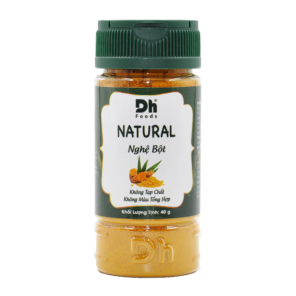 Natural Nghệ bột 40gr Dh Foods - Bột nghệ nguyên chất 100% | Dh Foods | Tiki