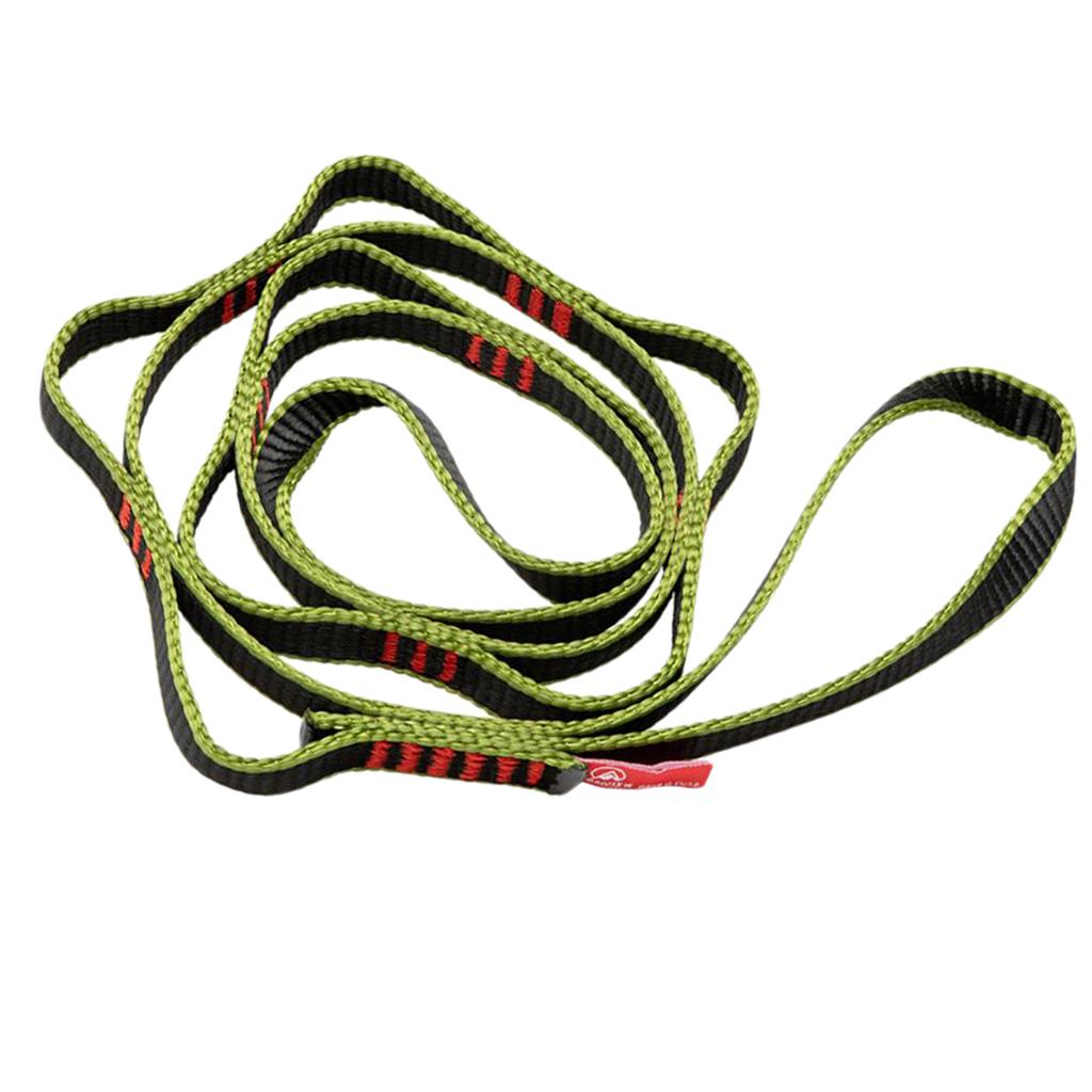 Daisy Chain Rope Looped Strong Straps 22 kN Climbing Nylon Daisy Chains Lanyard 43 Inches for Rock Climbing Tree Aborist Caving