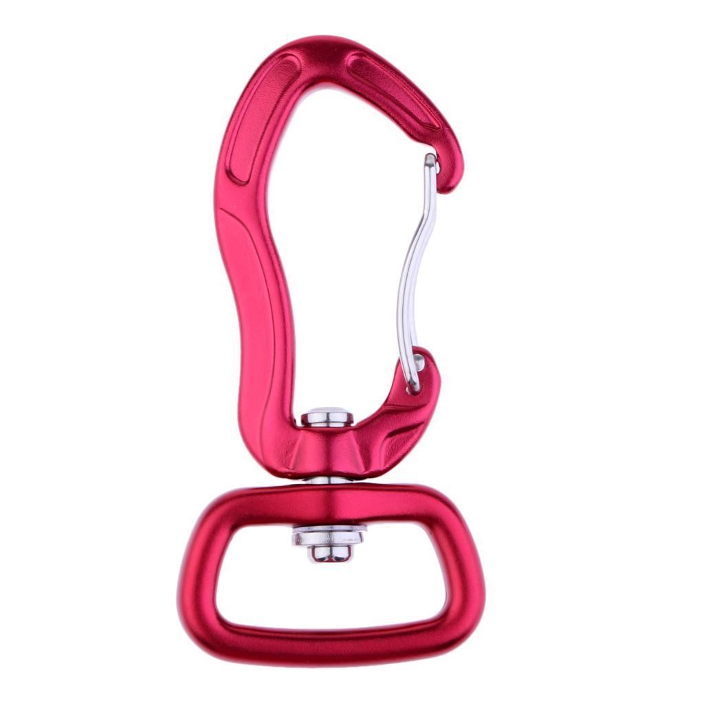 Rotating Carabiner Clip Outdoor Camping Hiking Hanging Keychain