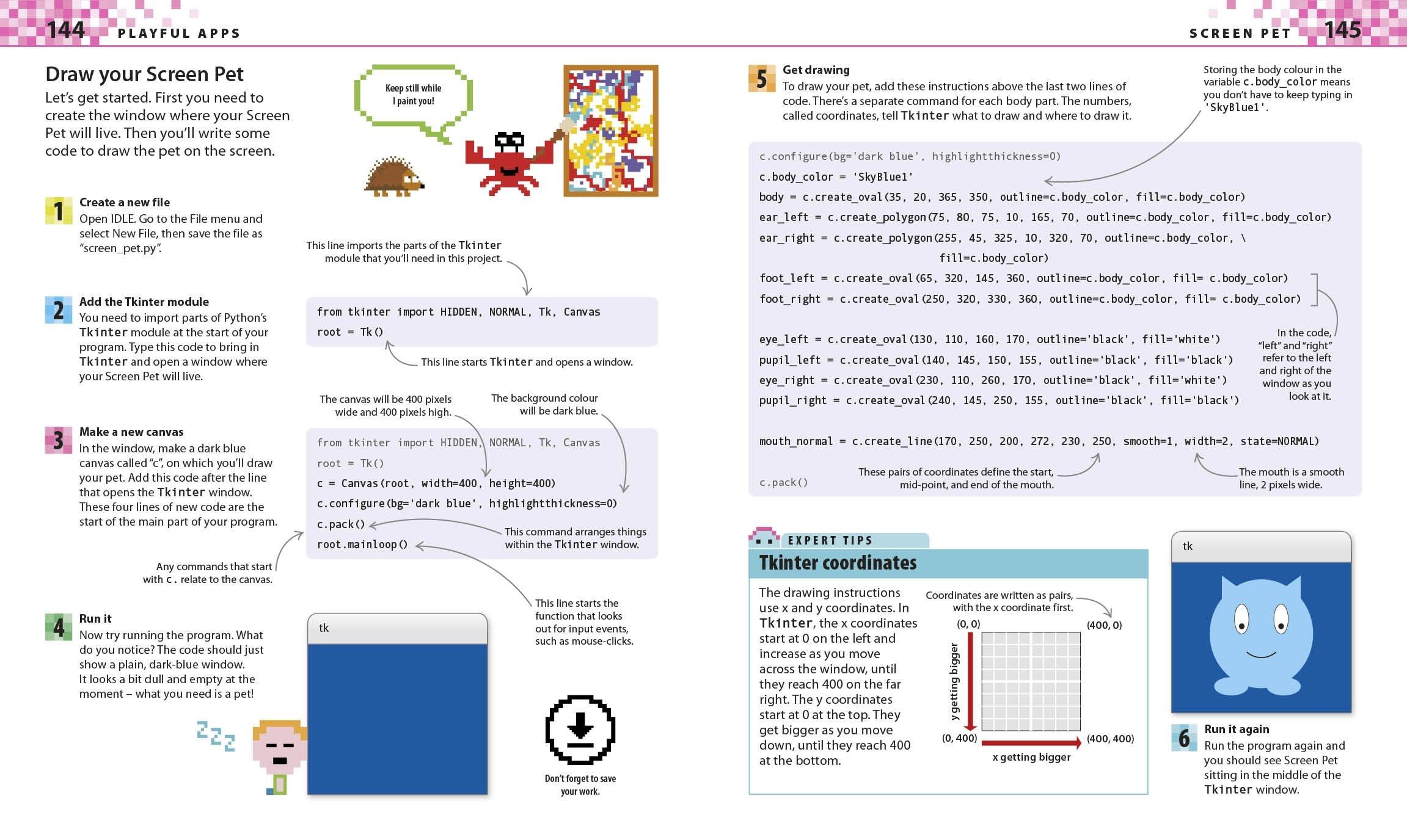 Computer Coding Python Projects for Kids: A Step-by-Step Visual Guide
