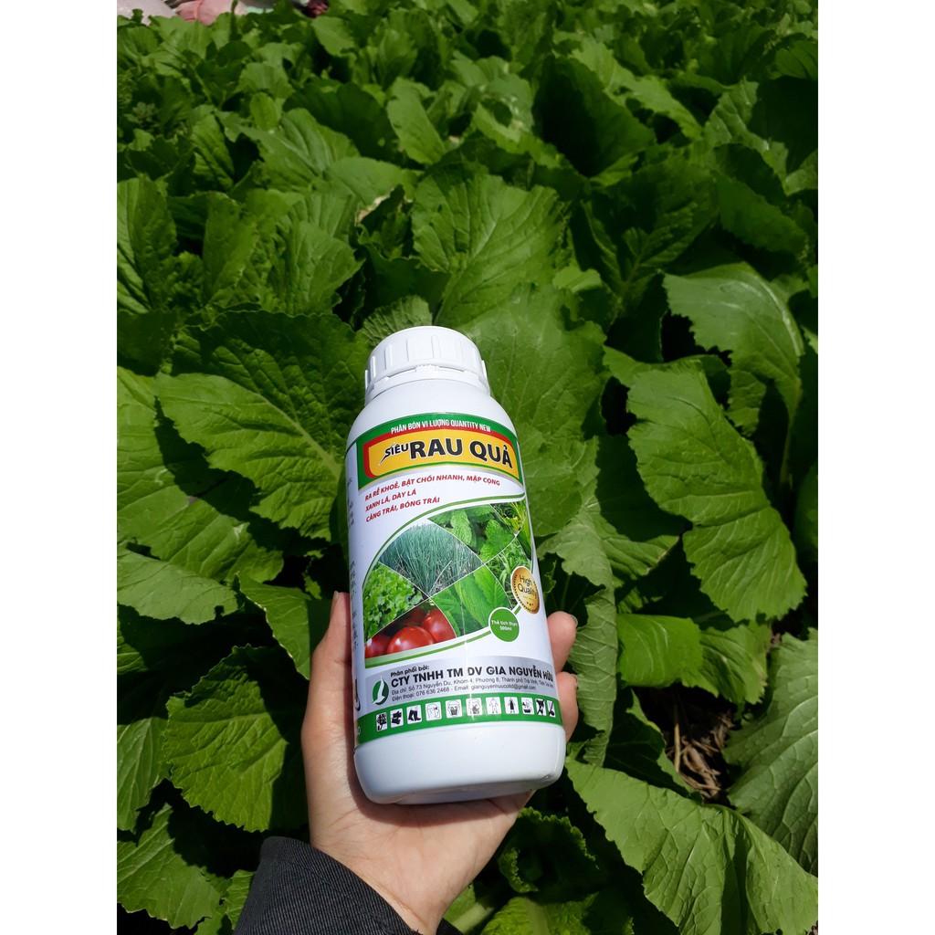 Phân bón siêu rau quả. chai 500ml