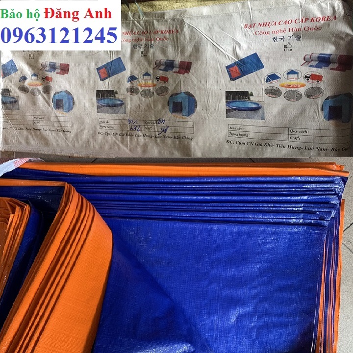 Bạt kẻ công trình kt 3,8X50 MÉT