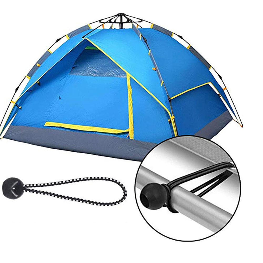 30pcs Outdoor Tarp Clip Heavy Duty Lock Grip Tent Fasteners Clamps with Bungee Ball Cords Carabiners for Outdoor Camping