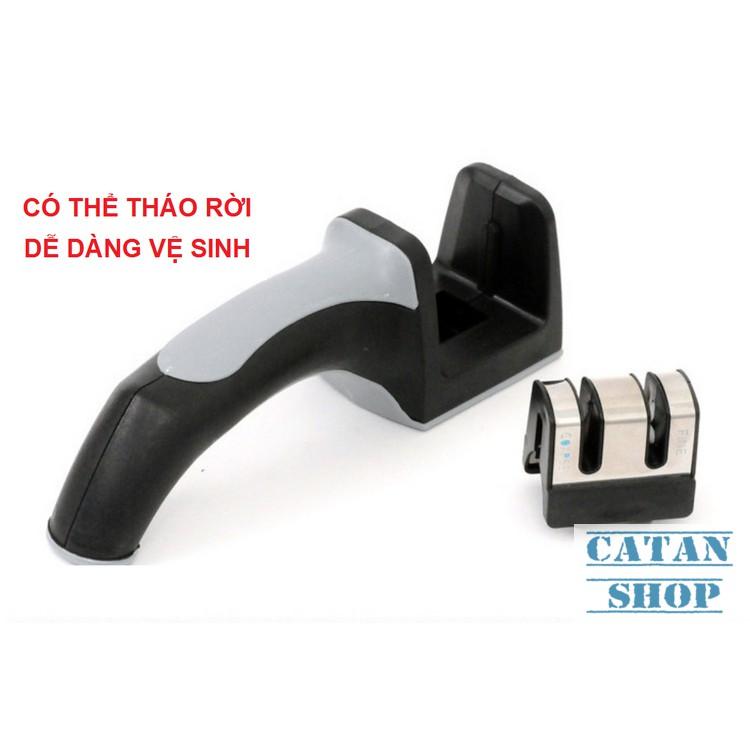 2 Dụng cụ mài dao cầm tay cực sắc, mài kéo, đế chống trượt, dễ dàng vệ sinh GD58-DCMD-2