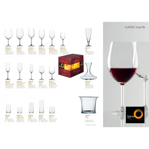 Ly Rượu Nhỏ Có Chân - Bầu ly thon, thành ly mỏng - Hoàn hảo cho rượu vang ngọt - Stolzle Q1 Port Wine Glasses