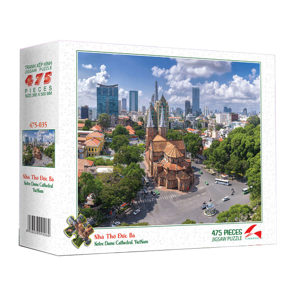Tranh xếp Hình Tia Sáng Nhà Thờ Đức Bà