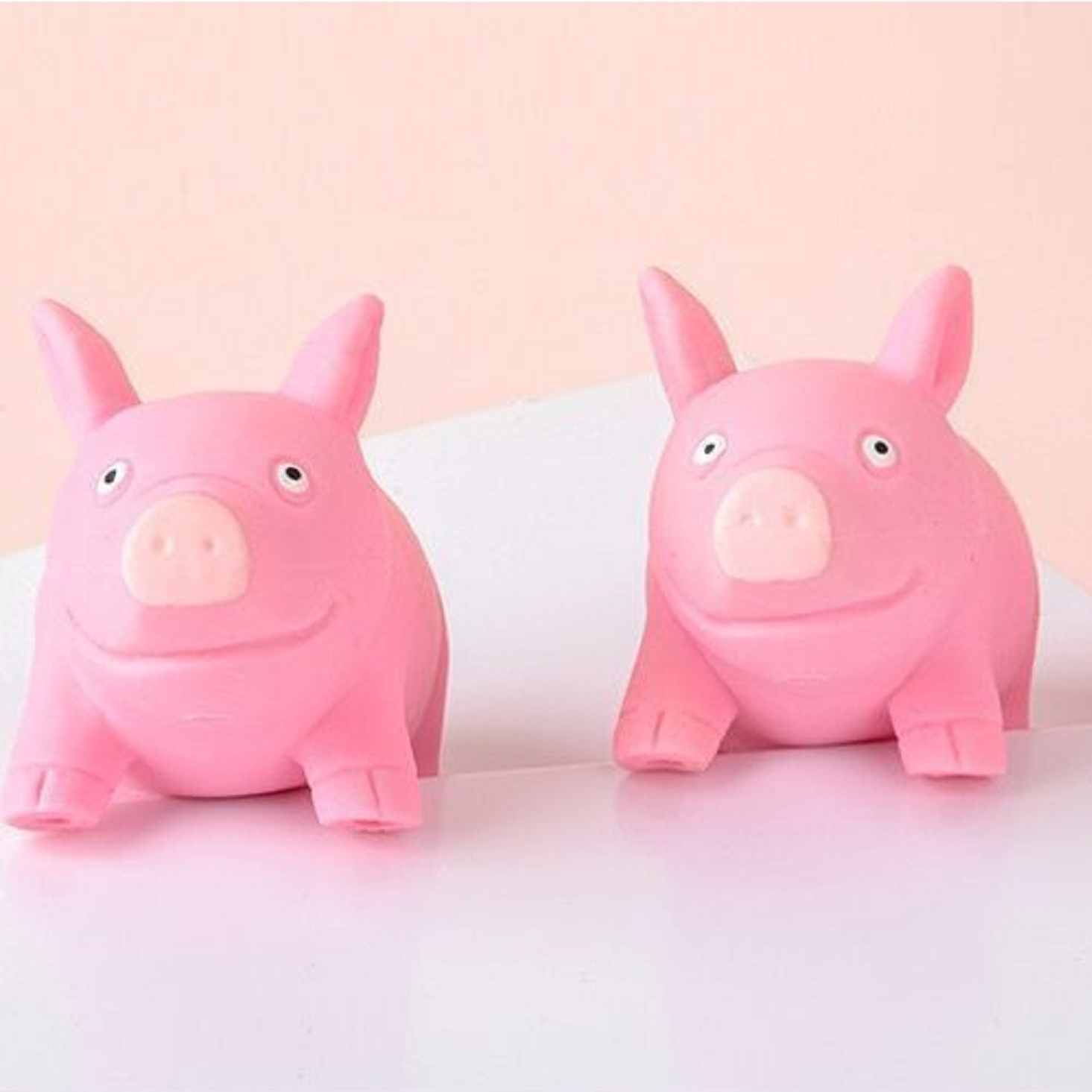 Đồ Chơi Nắn Bóp Tay Đàn Hồi Giảm Stress Hình Chú Heo Lợn Màu Hồng Hường Co Dãn Giá Rẻ Dẻo An Toàn Cho Bé Trai Gái
