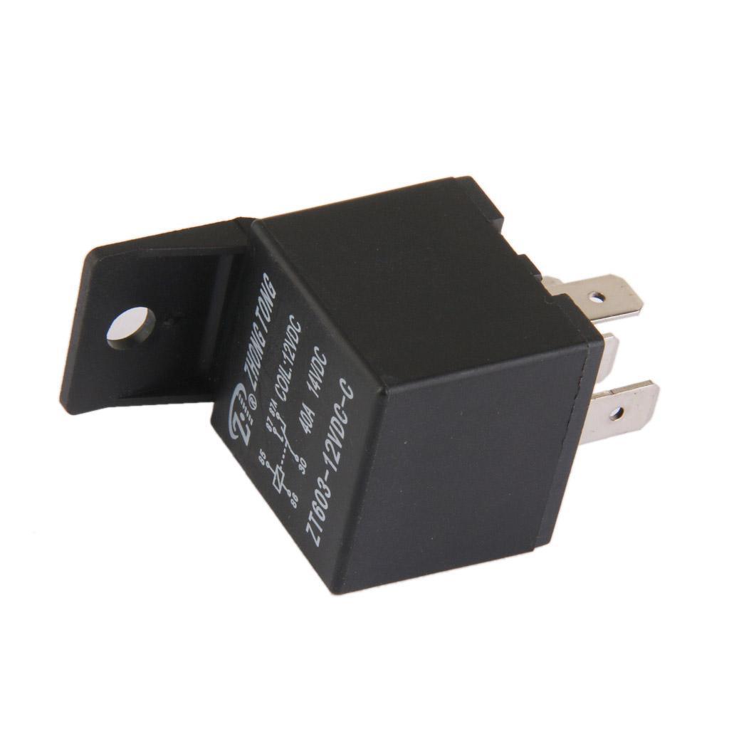 12V 40A 5-pin SPDT  + socket for automobile