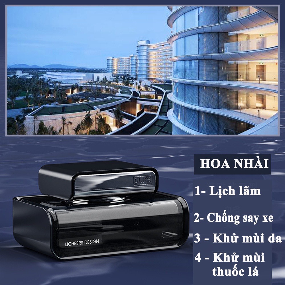 Nước hoa dầu thơm ô tô xe hơi chiết xuất hoàn toàn từ thiên nhiên khử mùi chống say xe đặt taplo