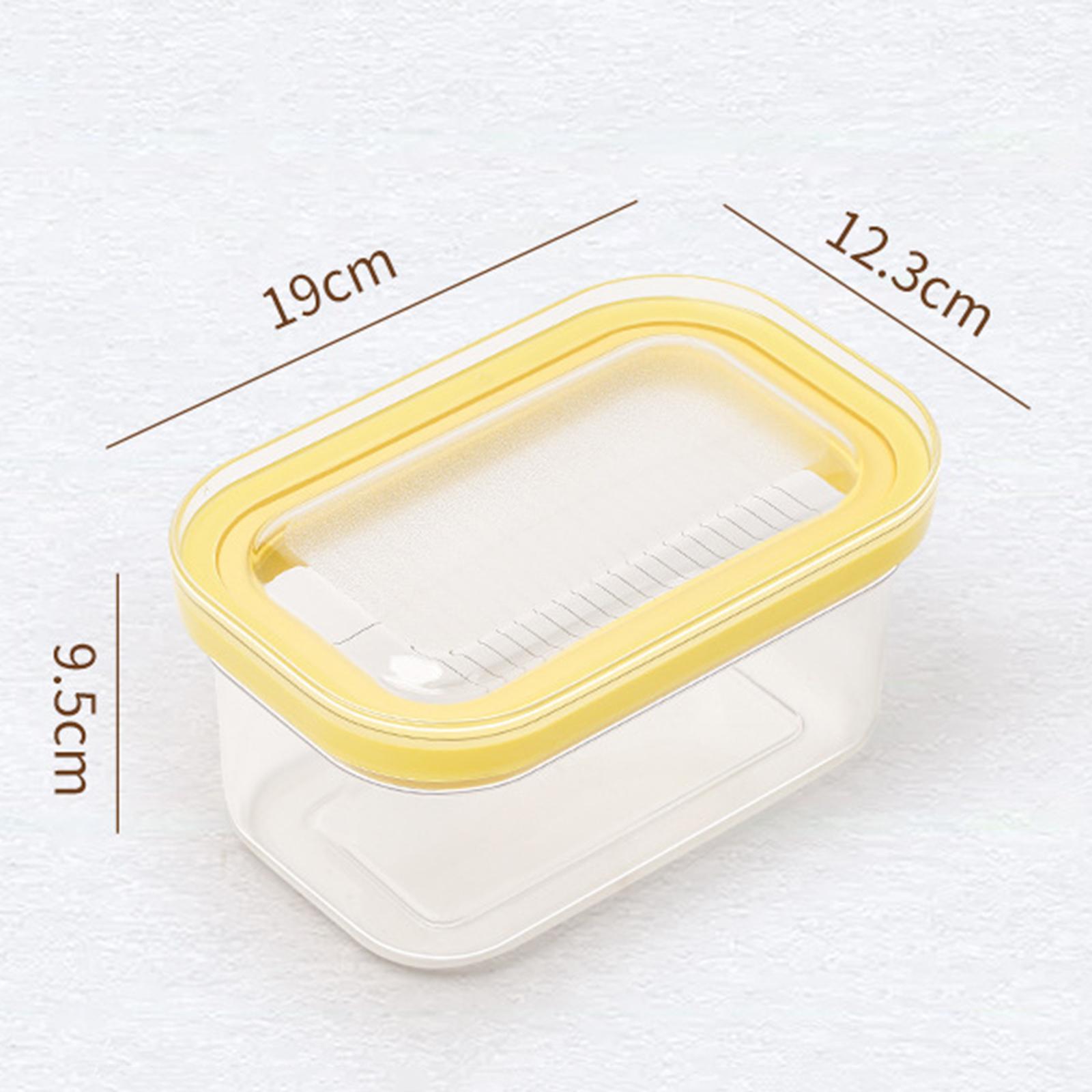 2 in 1 Clear Butter Container Cheese Keeper with Sealed Lid
