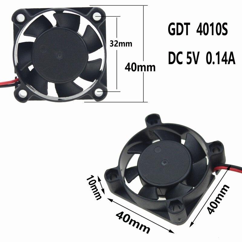 1Pcs Gdstime 40x40x1mm 4cm 40mm 1V Dupont 1Pin Mini Small DC Brushless Cooling Fan