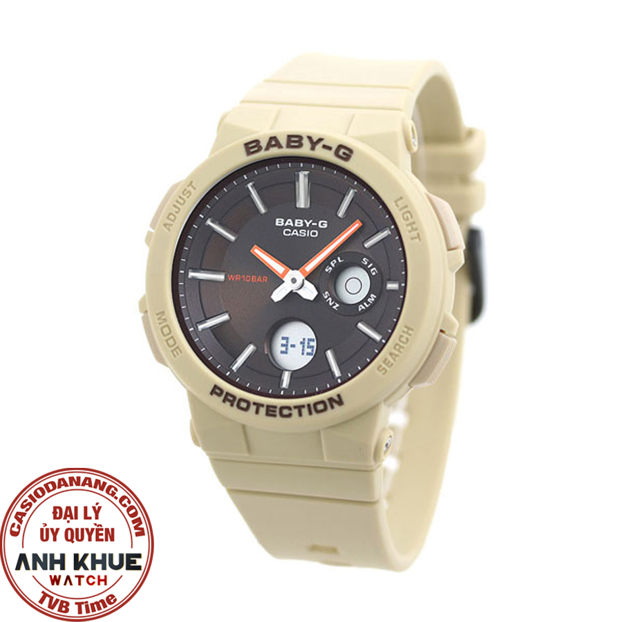 Đồng hồ nữ dây nhựa Casio Baby-G chính hãng BGA-255-5ADR