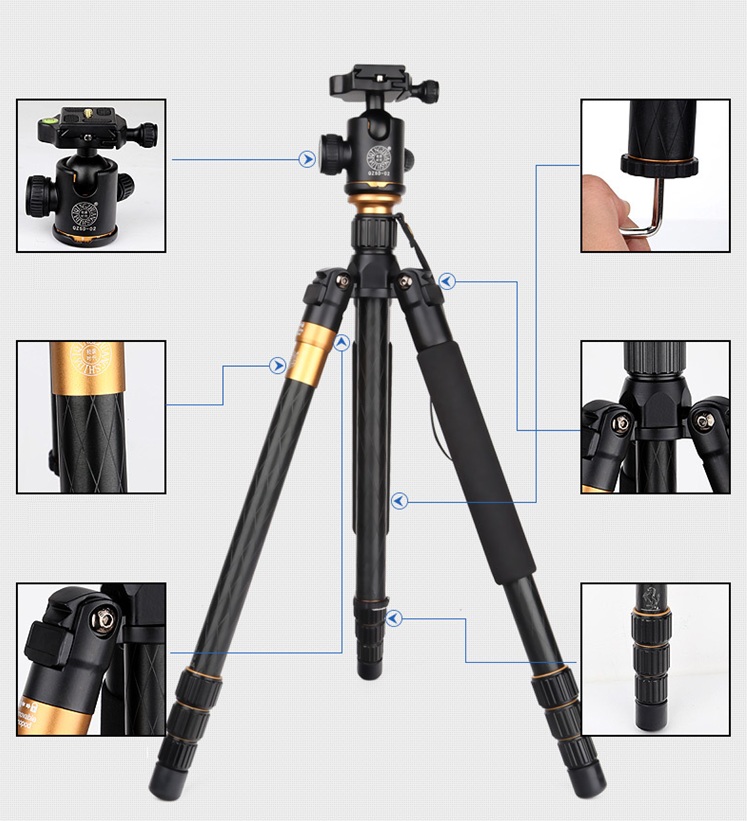 CHÂN MÁY ẢNH TRIPOD/ MONOPOD BEIKE Q-999 - HÀNG NHẬP KHẨU