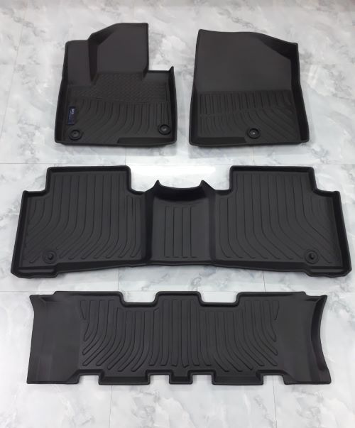Thảm sàn dành cho xe Hyundai Santafe 2013 - 2018 thương hiệu DCSMat