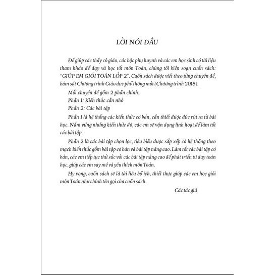 Sách - Giúp Em Giỏi Toán Lớp 2 - Biên soạn theo chương trình GDPT mới