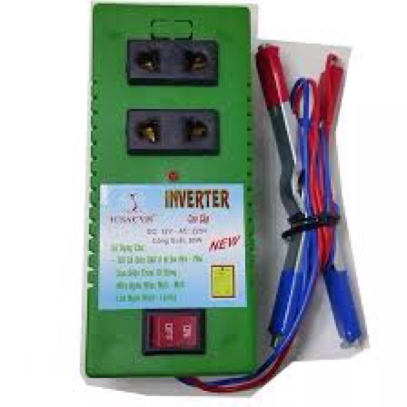 ĐẢO ĐIỆN BÌNH ẮC QUY 12V RA 220V -60W