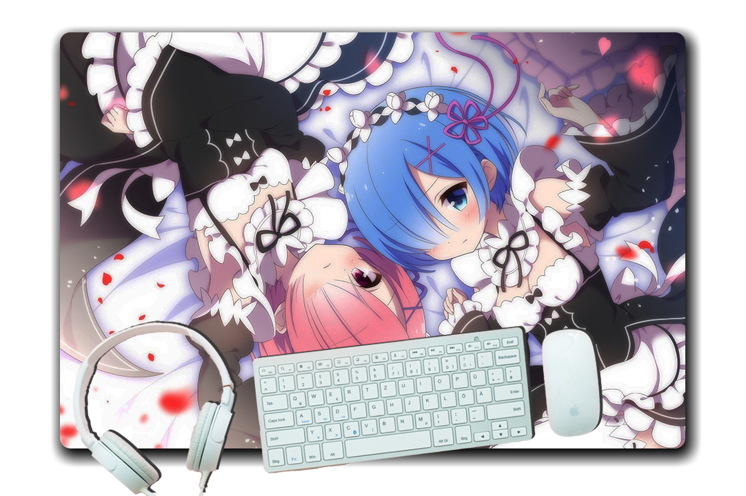 Lót chuột máy tính 40x60 Anime Re:Zero-Re:Zero kara Hajimeru Isekai Seikatsu - Mouse pad 40x60 Anime  Re:Zero-Re:Zero kara Hajimeru Isekai Seikatsu - Re: Zero - Rem vs Ram