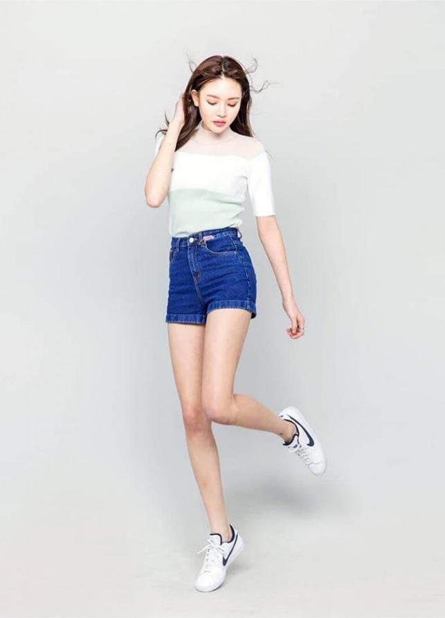 Quần Short Jean Thời Trang Nữ