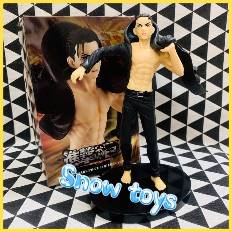 Mô hình Attack On Titan - Eren Yeager - Eren áo khoác trong trạng thái vừa hóa Titan - Đại chiến Titan - Fullbox - 19cm