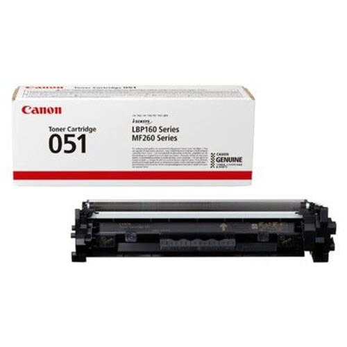 Mực in Canon Cartridge 051 Black dùng cho Canon LBP 160 Series, LBP 161dn, LBP 162dw, MF269DW, MF261D, MF267DW, MF264DW- Hàng Chính Hãng