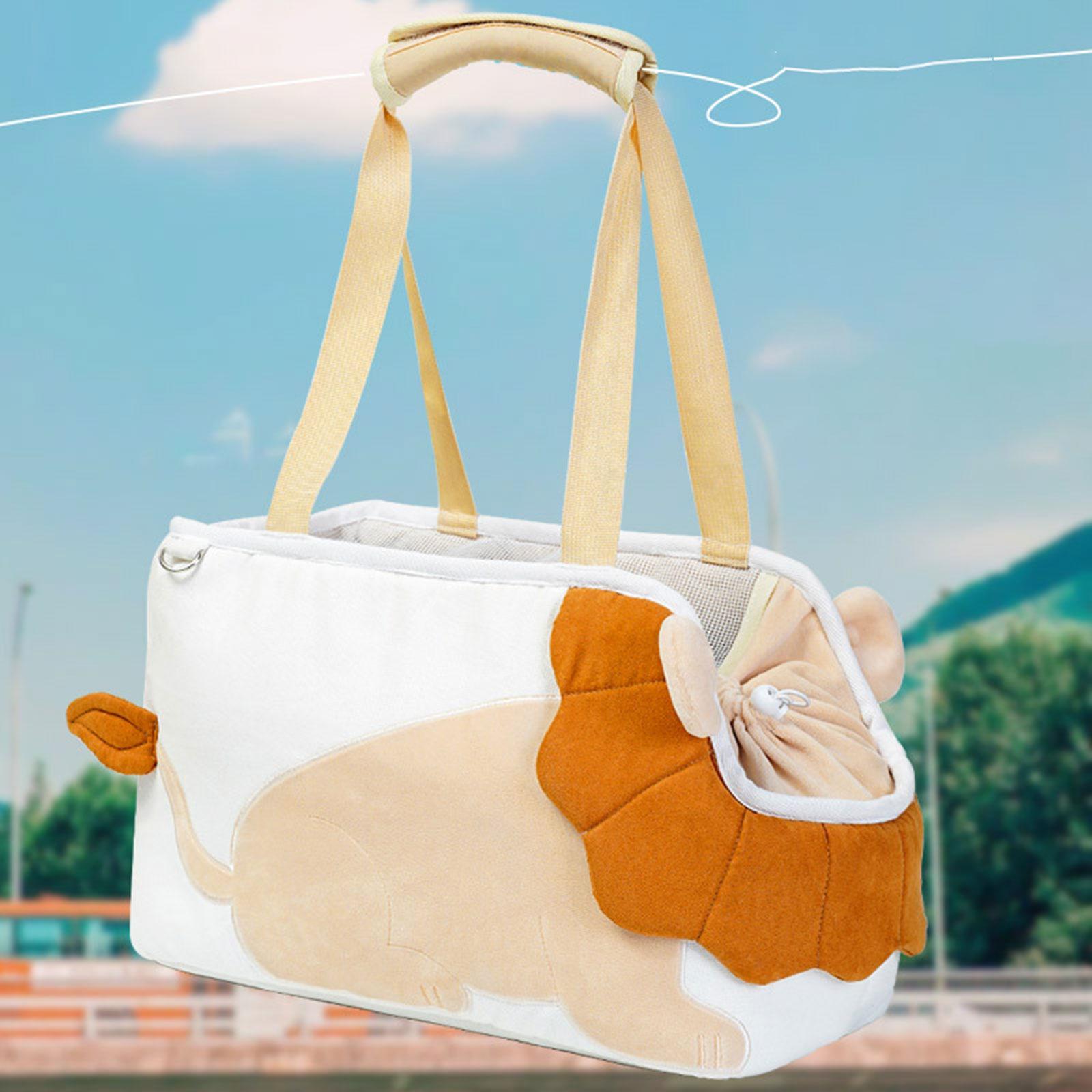 Pet Cat Shoulder Bag Pouch Hand Tote Cat Carrier Pattern Travel