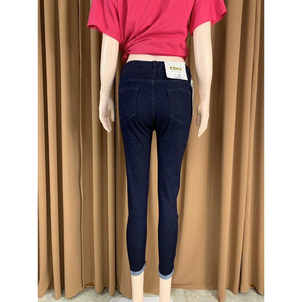  Quần Jean Skinny Thời Trang Nữ Eo Rút Dây Hot Trend 2021