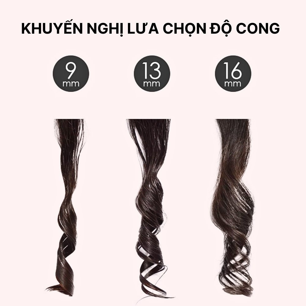 Máy uốn tóc xoăn lọn cao cấp SOKANY SK-JFB-793, uốn xoăn, uốn cụp, tạo kiểu tóc gợn sóng bồng bềnh - HÀNG CHÍNH HÃNG - DELIYA