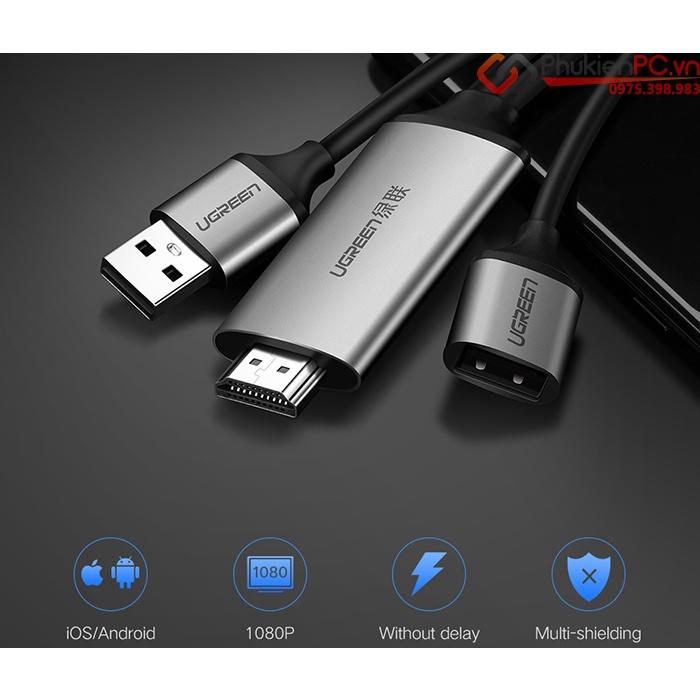 Cáp Chuyển Đa Năng USB to HDMI Ugreen 50291-Hàng chính hãng.