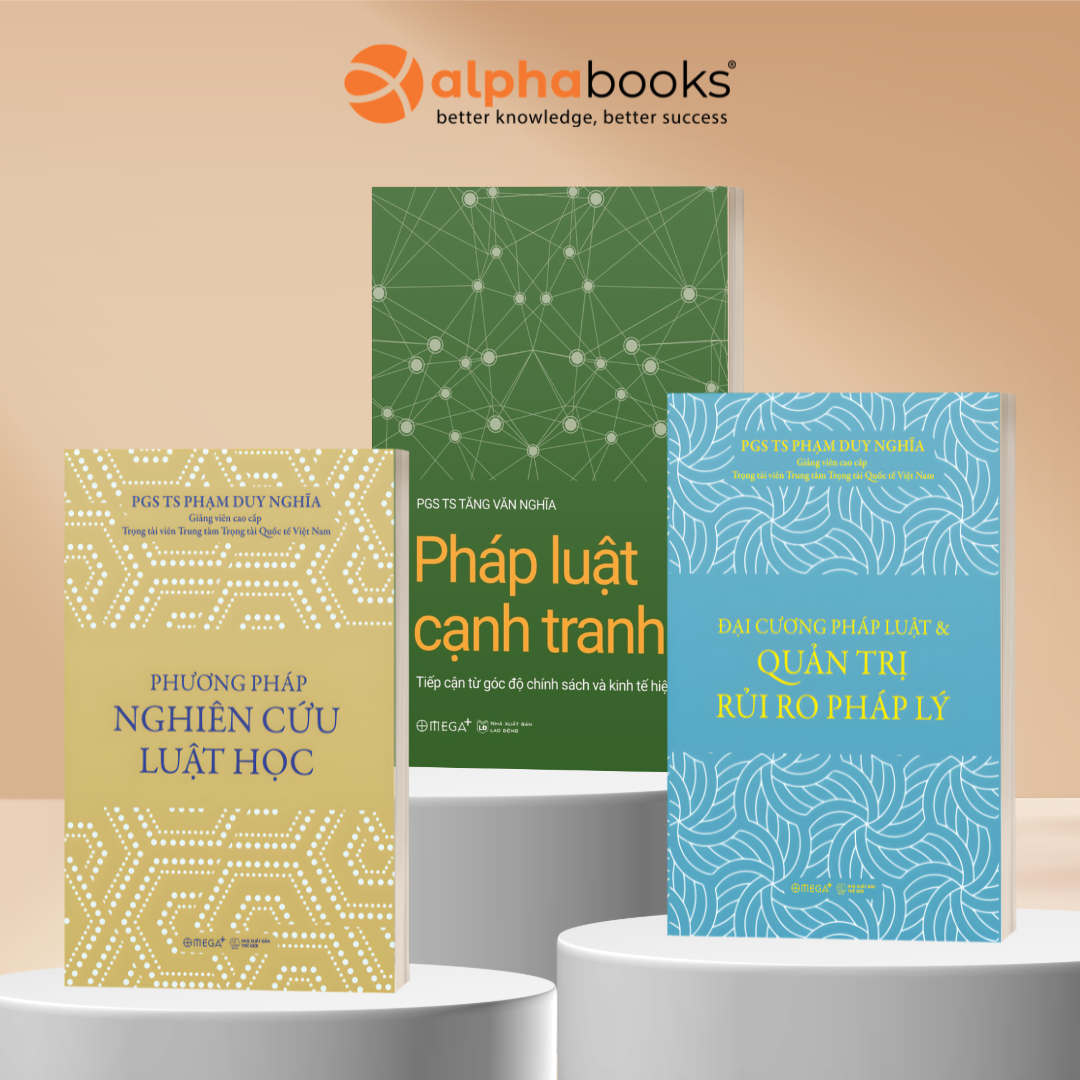 Combo 3 Cuốn: Pháp Luật Cạnh Tranh - Tiếp Cận Từ Góc Độ Chính Sách Và Kinh Tế Hiện Đại + Phương Pháp Nghiên Cứu Luật Học + Đại Cương Pháp Luật Và Quản Trị Rủi Ro Pháp Lý - Omega Plus