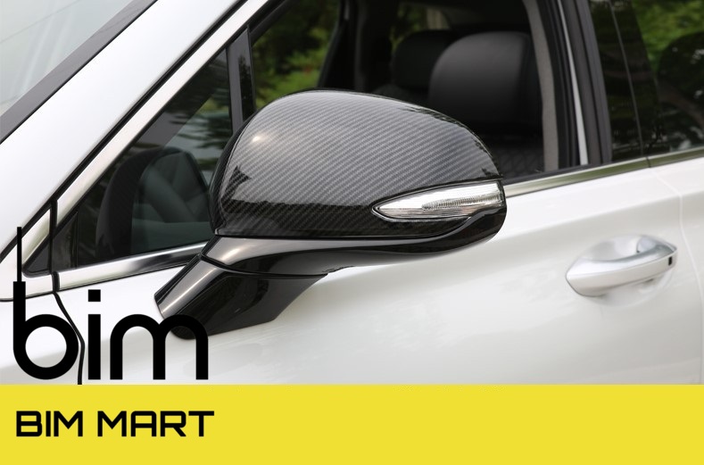 Ốp Gương Vân Carbon Dành Cho Xe Hyundai SantaFe 2019 - 2021