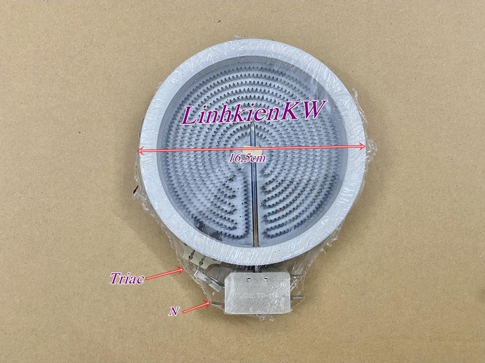 Mâm Nhiệt Hồng Ngoại 16.5 cm 1 Vòng Nhiệt có Cảm Biến Mới !