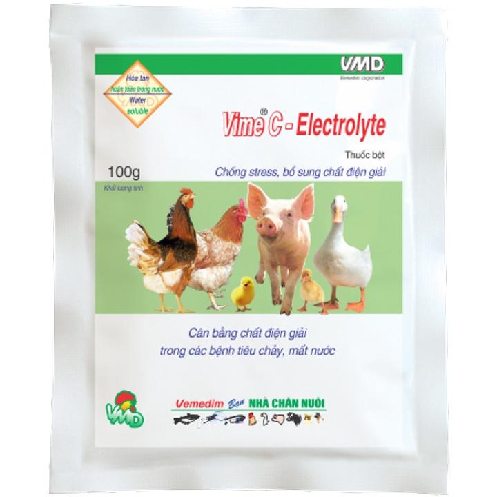 Vemedim VIME - C Electrolyte Chống stress, bổ sung chất điện giải, gói 100gr- Lonton store