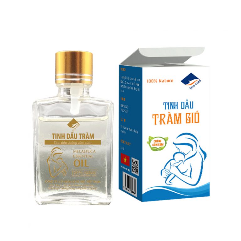 Tinh Dầu Tràm Gió Chống Cảm Cúm, Kháng Khuẩn Ecocare dùng được cho trẻ sơ sinh - 1 chai - Chai 30ml & 100ml - 100ml