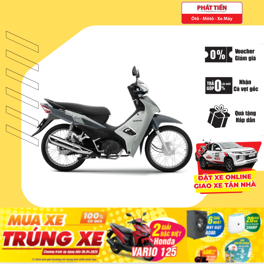 Xe máy Honda Wave Alpha 2025 Phiên bản Cổ Điển