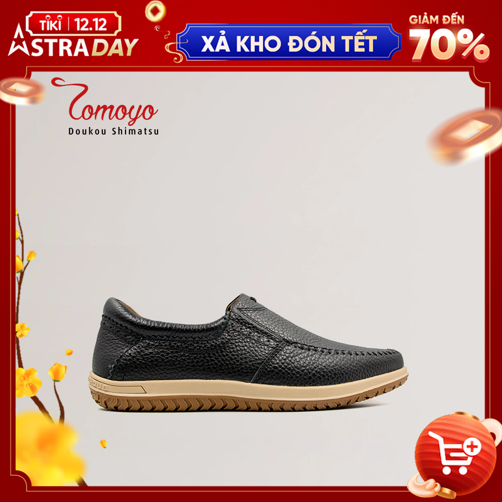 Giày Lười Nam Da Nubuck Tomoyo TMN22601