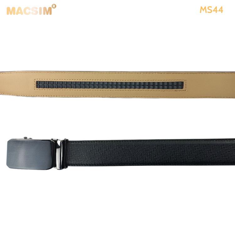 Thắt lưng nam -Dây nịt nam da thật cao cấp nhãn hiệu Macsim MS44