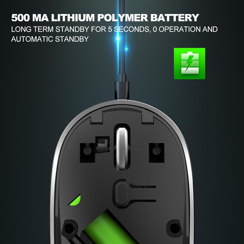 Viper BM800 Mới Chuột Bluetooth 5.1 Hai Chế Độ Không Dây Chế Độ Riêng Tư Im Lặng Và Im Lặng Sạc Chuột Máy Tính